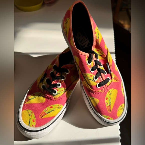 Vans Authentic Late Night Coral Taco Sneakers - Sz 6.5 women or 5 men - Picture 3 of 7